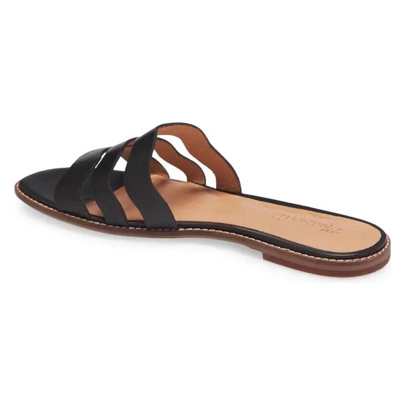 Madewell The Wave Slide Sandal Vachetta Leather MC674 Women's Size 6.5 ($78) New - Picture 4 of 12